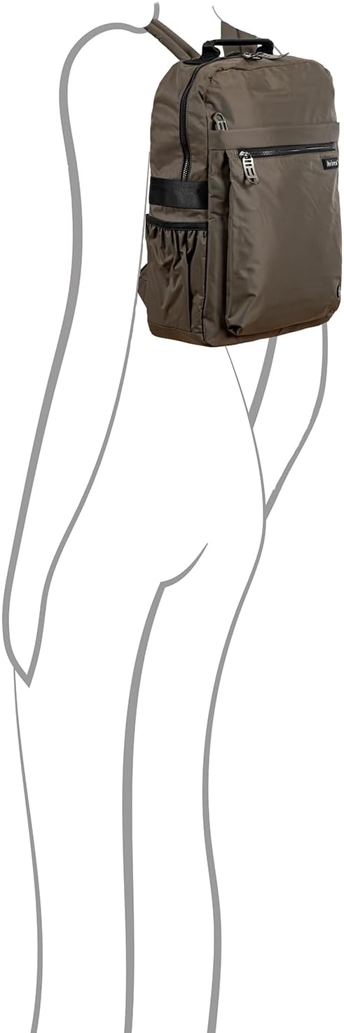 Avirex, Bomber zaino da uomo porta PC 16.6 in nylon Verde