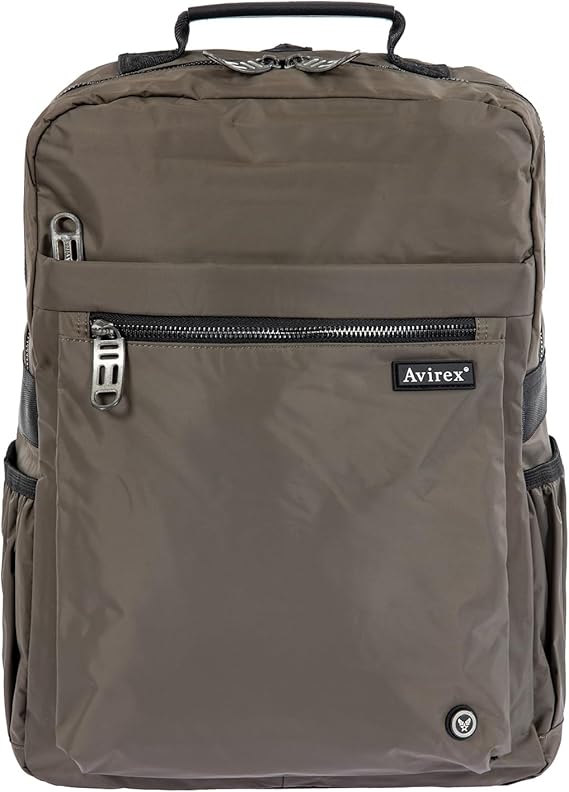Avirex, Bomber zaino da uomo porta PC 16.6 in nylon Verde