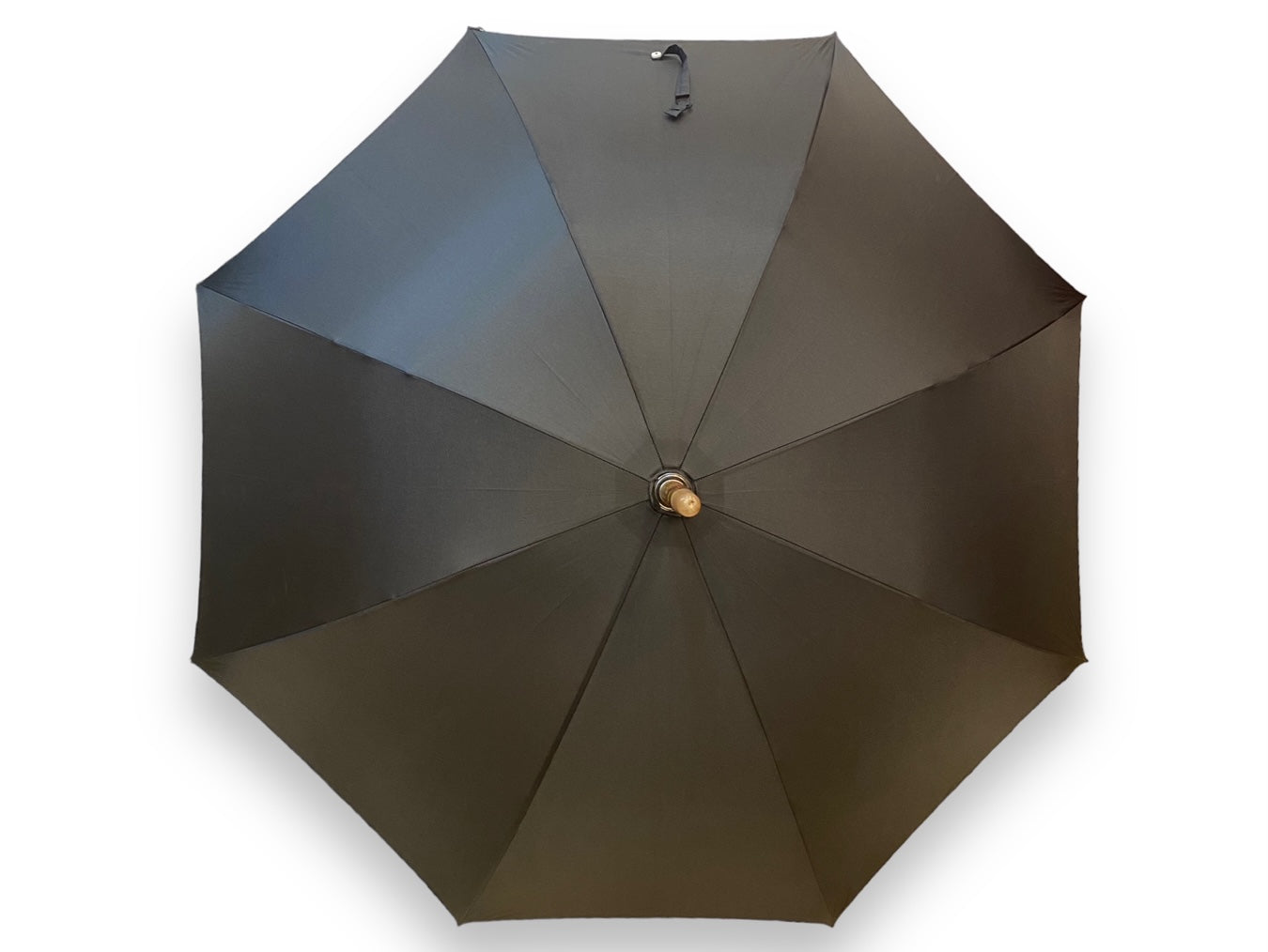 Ganzrohrschirm aus Hartriegel, Hornspitze – handgefertigte Domizio-Schirme seit 1989