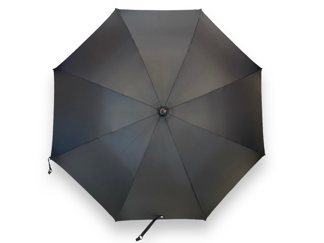 Regenschirm mit Hirschknopf und Kastanienholzstab, Handwerkskunst von Domizio Umbrellas seit 1989