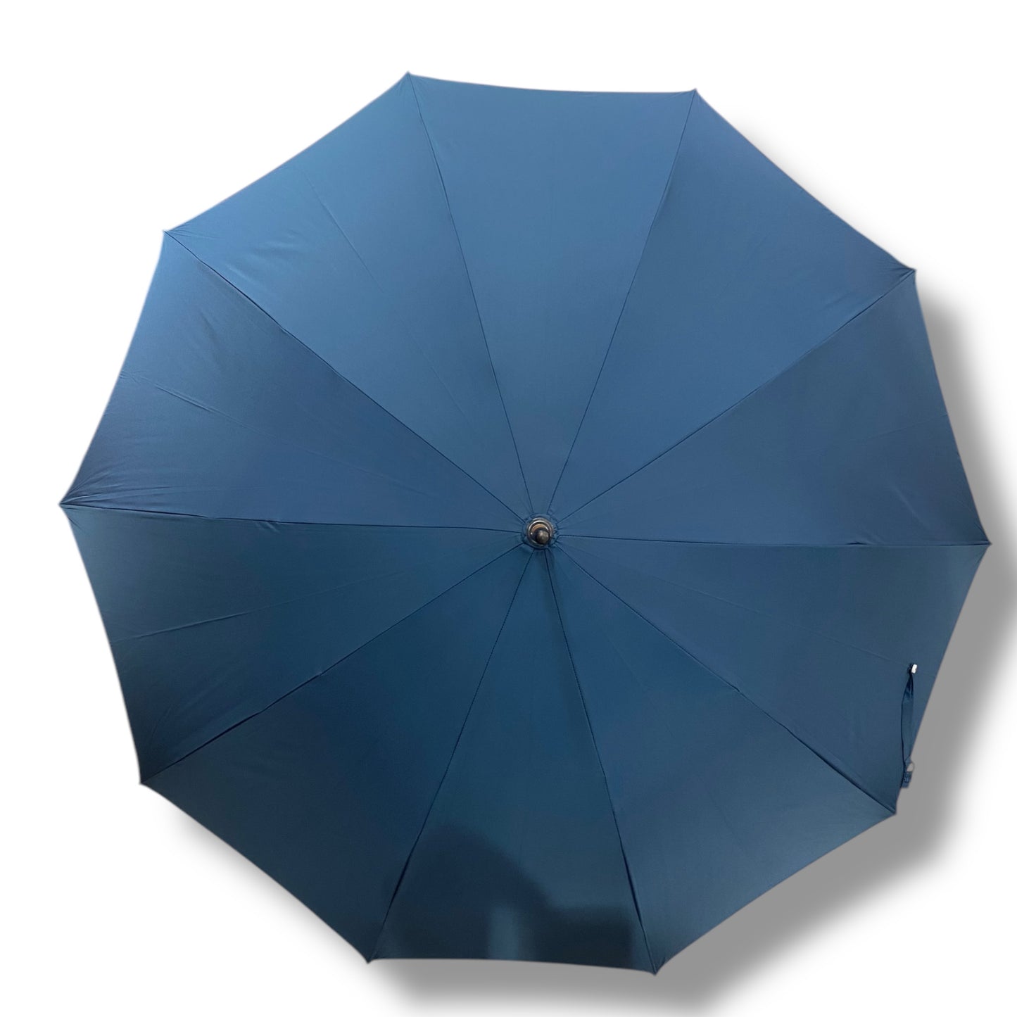 Ombrello Artigianale, manico in legno di Mapel- colore Verde petrolio Ombrelli Domizio dal 1989 Made in Italy