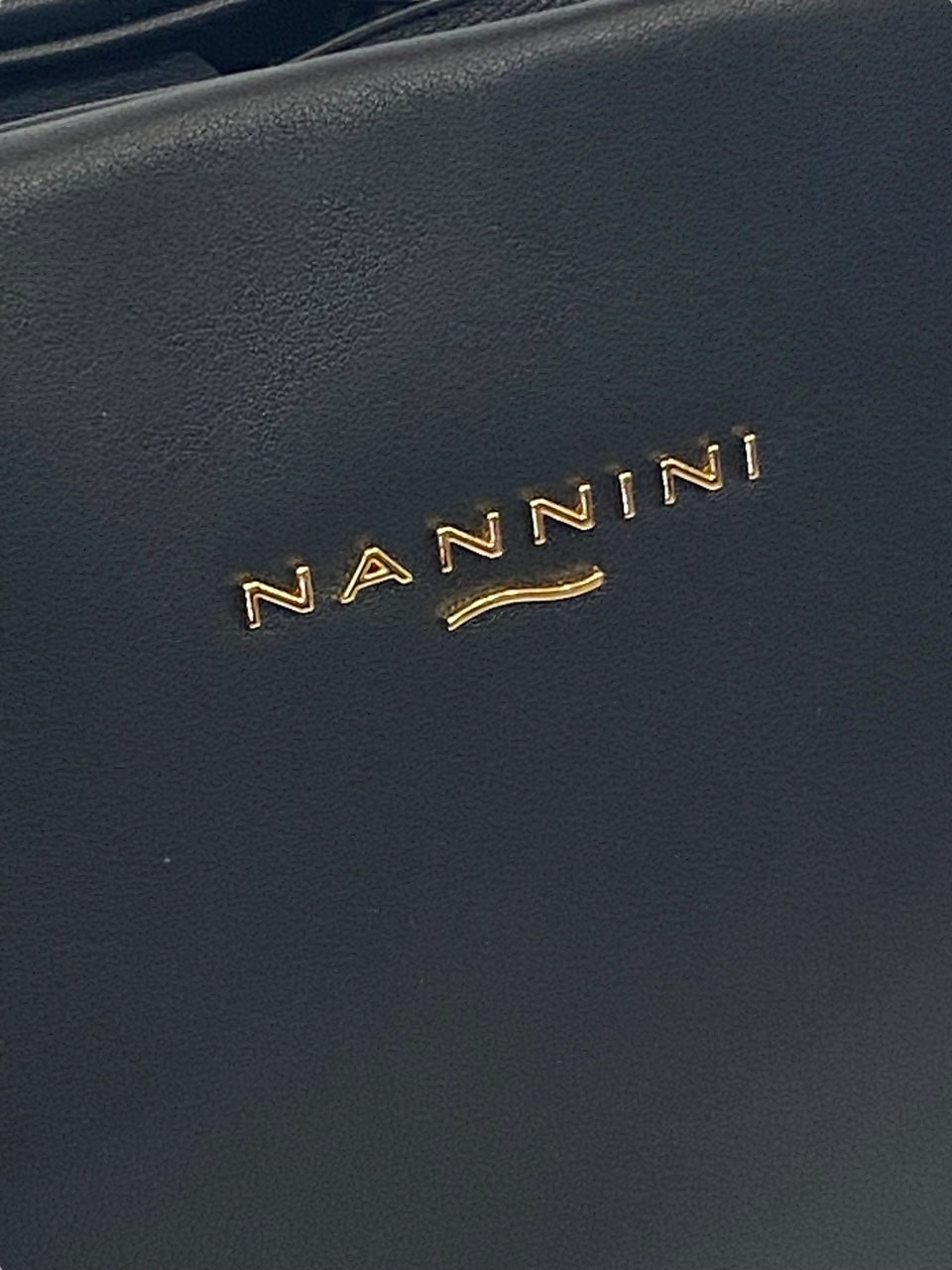 Nannini Firenze Borsa Donna 100% Pelle con tracolla manici in Bambù  Linea Erica Art .18545