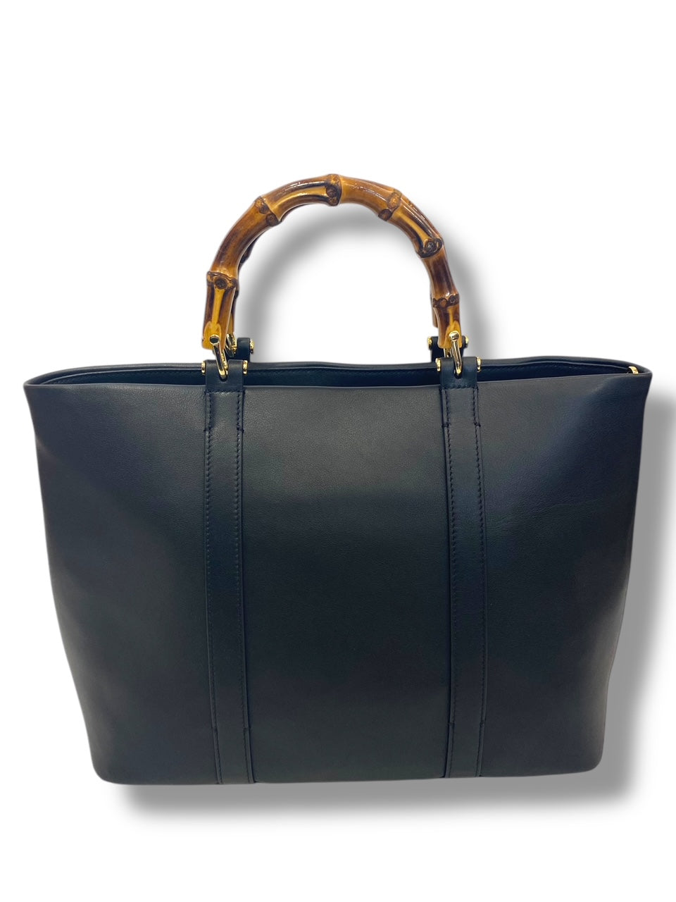Nannini Firenze Borsa Donna 100% Pelle con tracolla manici in Bambù  Linea Erica Art .18545