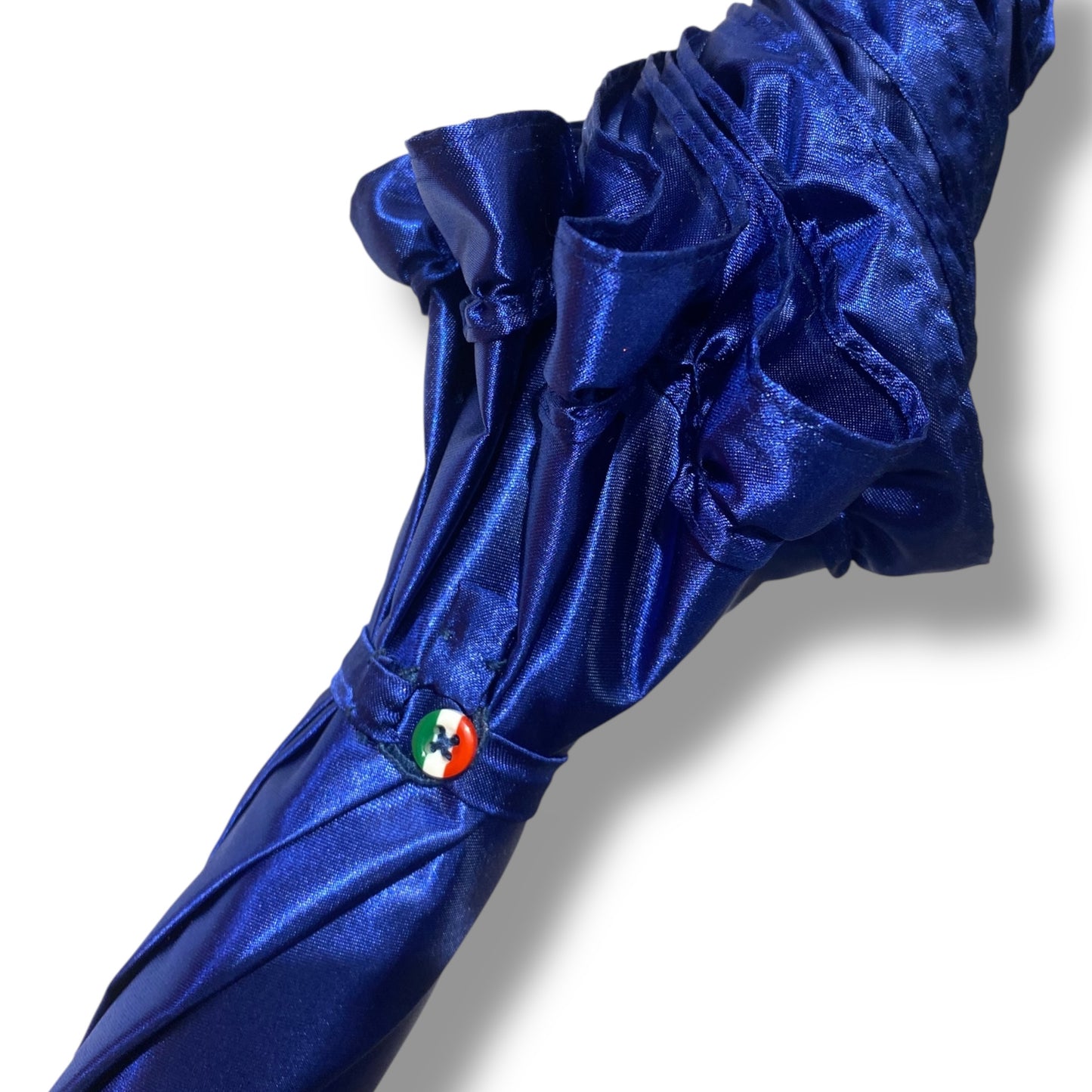 Ombrello classico stile 800 manico in Canna di Malacca lunga tessuto lucido lavorazione artigianale Ombrelli Domizio dal 1989 Made in Italy