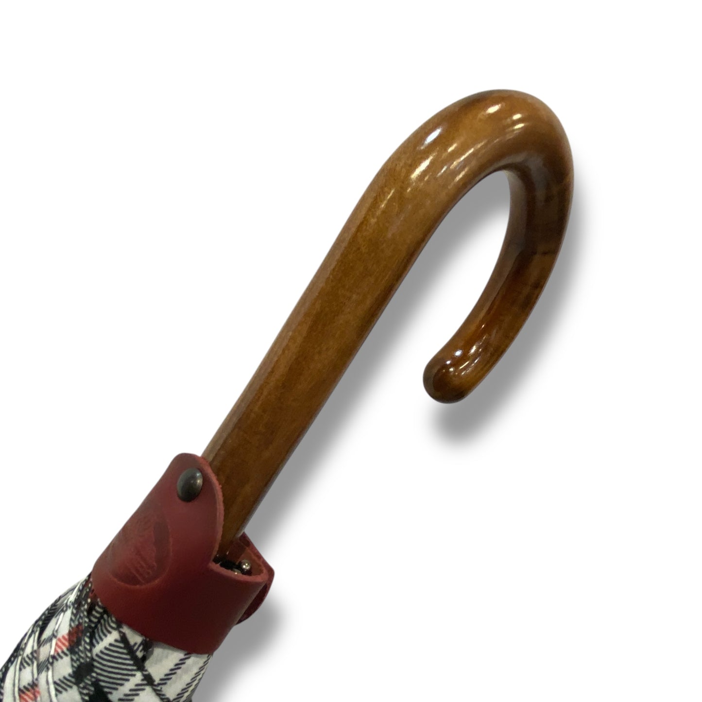 Il Gigante della Pioggia Automatico struttura in fibra Manico legno di Mapel Lavorazione artigianale Ombrelli Domizio dal 1989 Made in Italy F2