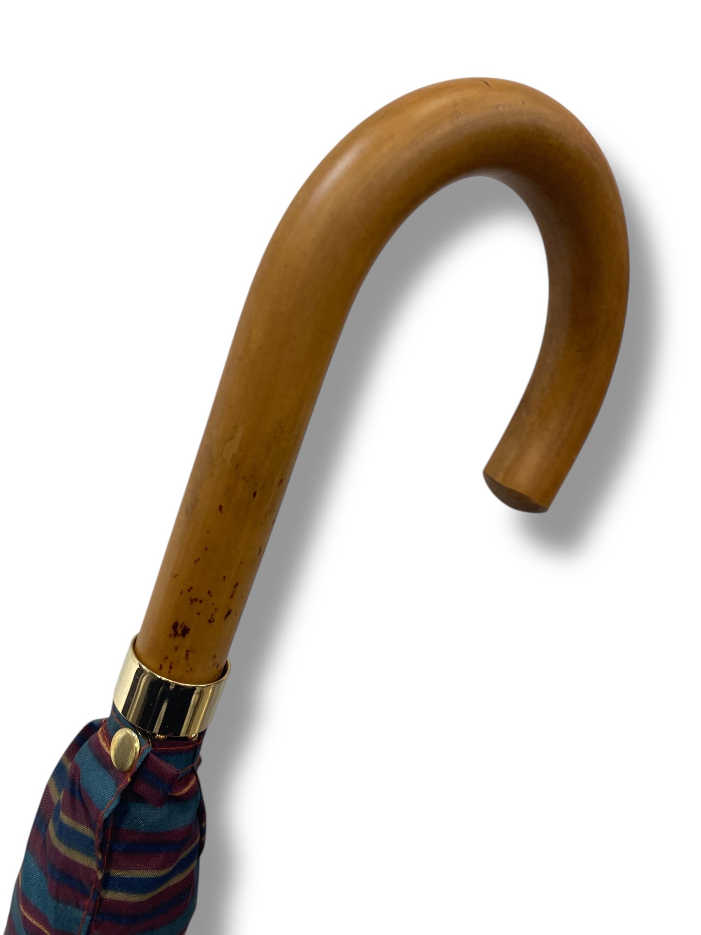 Ombrello classico manico in Canna di Malacca tessuto Nylon lavorazione artigianale Ombrelli Domizio dal 1989 Made in Italy F2