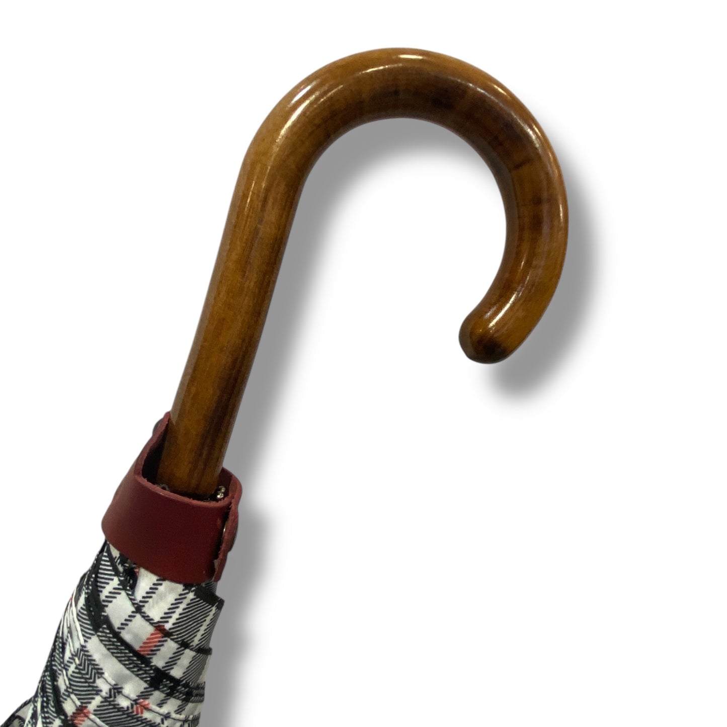 Il Gigante della Pioggia Automatico struttura in fibra Manico legno di Mapel Lavorazione artigianale Ombrelli Domizio dal 1989 Made in Italy F2