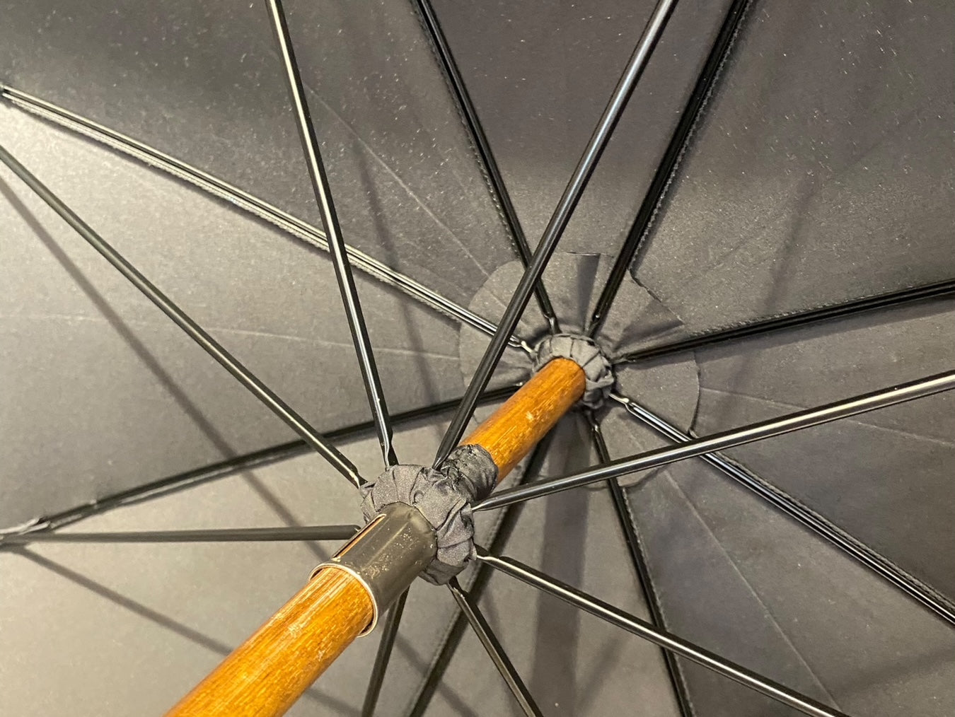 Ombrello Artigianale, manico in radice di Castagno  Ombrelli Domizio dal 1989 Made in Italy