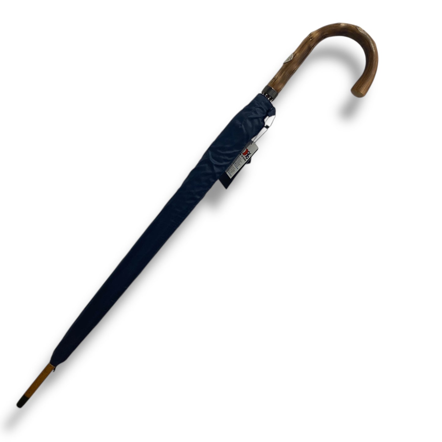 Ombrello con manopola in legno di Congo,  Lavorazione artigianale Ombrelli Domizio dal 1989