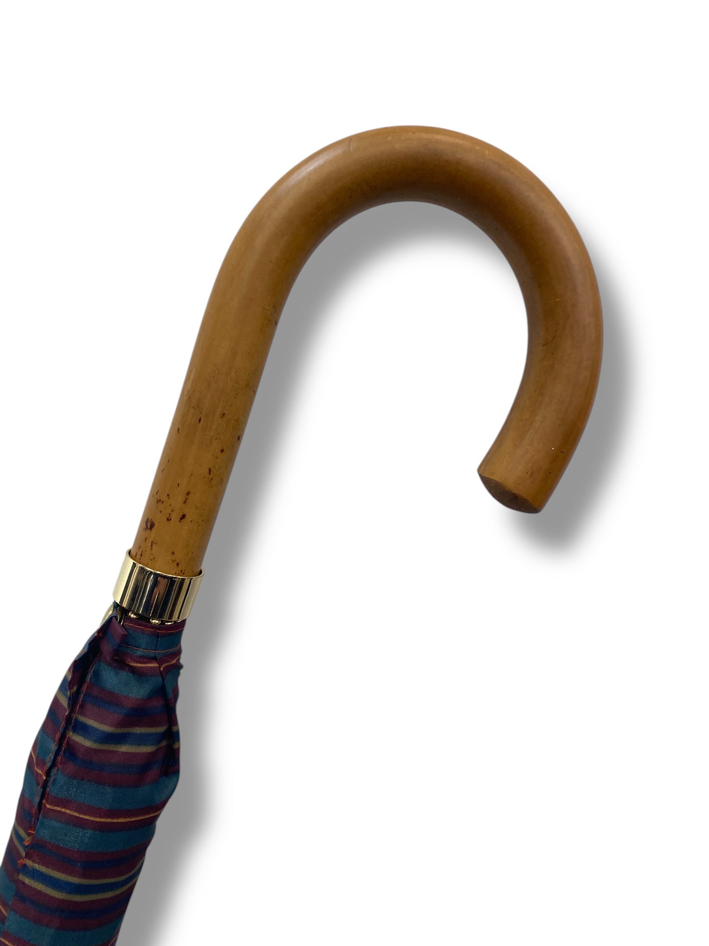 Ombrello classico manico in Canna di Malacca tessuto Nylon lavorazione artigianale Ombrelli Domizio dal 1989 Made in Italy F2