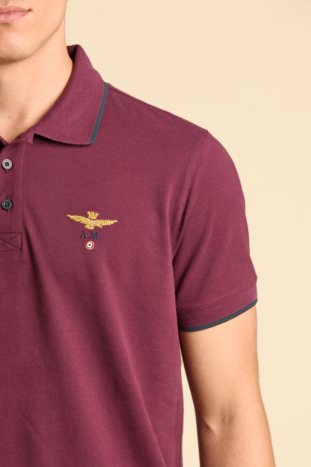 Polo basica manica corta in cotone