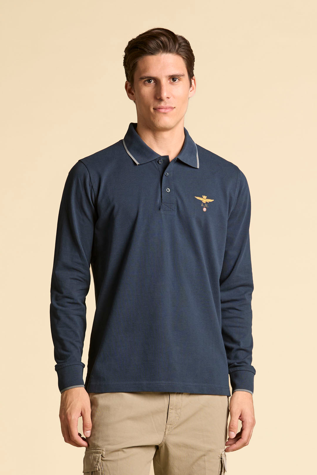 Polo basica manica corta in cotone