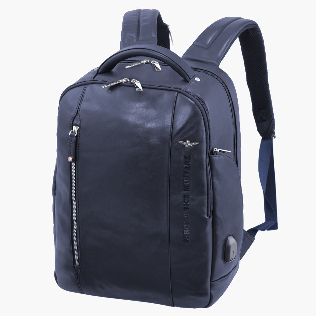 Thunder AM 464 Laptop-Rucksack aus Leder