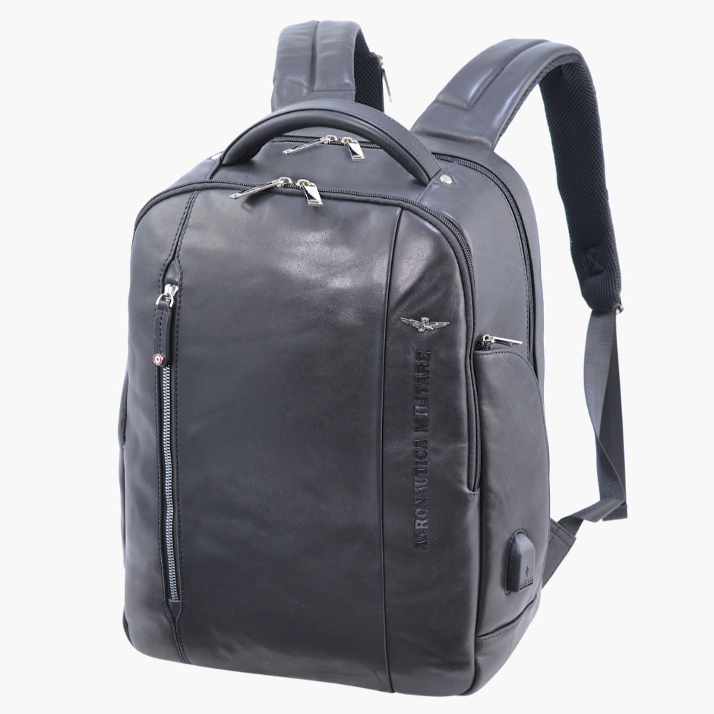 Thunder AM 464 Laptop-Rucksack aus Leder