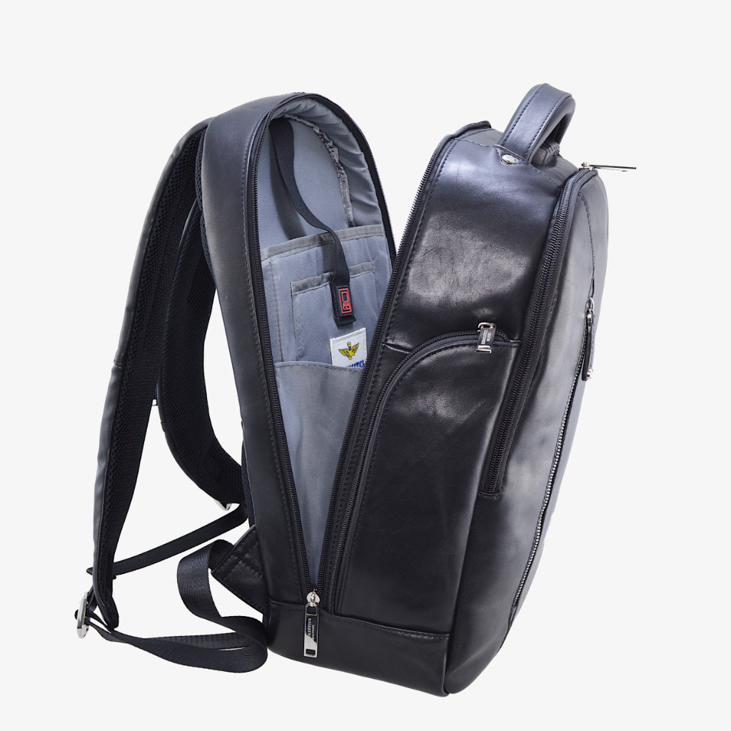 Thunder AM 464 Laptop-Rucksack aus Leder