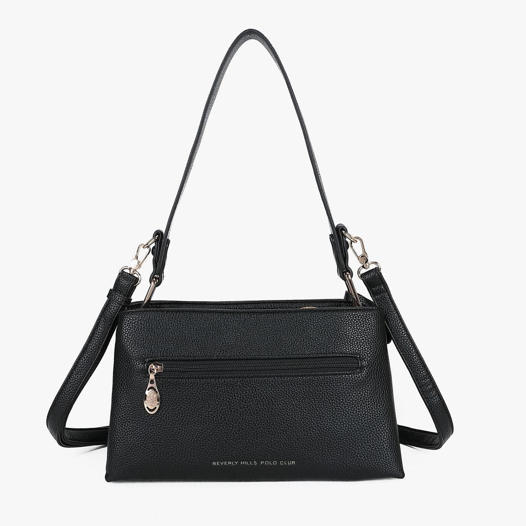 BORSA DONNA BEVERLY HILLS POLO CLUB Art 4671 NERO - Pelletteria Domizio