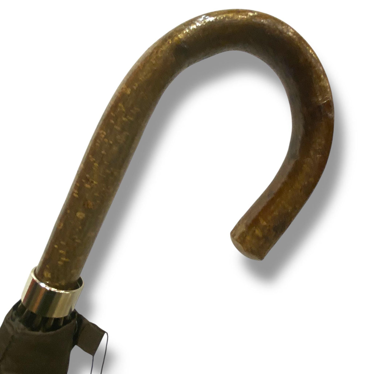 Ombrello uomo Classico manico in legno di Ulivo 10 stecche fibra di carbonio - Pelletteria Domizio