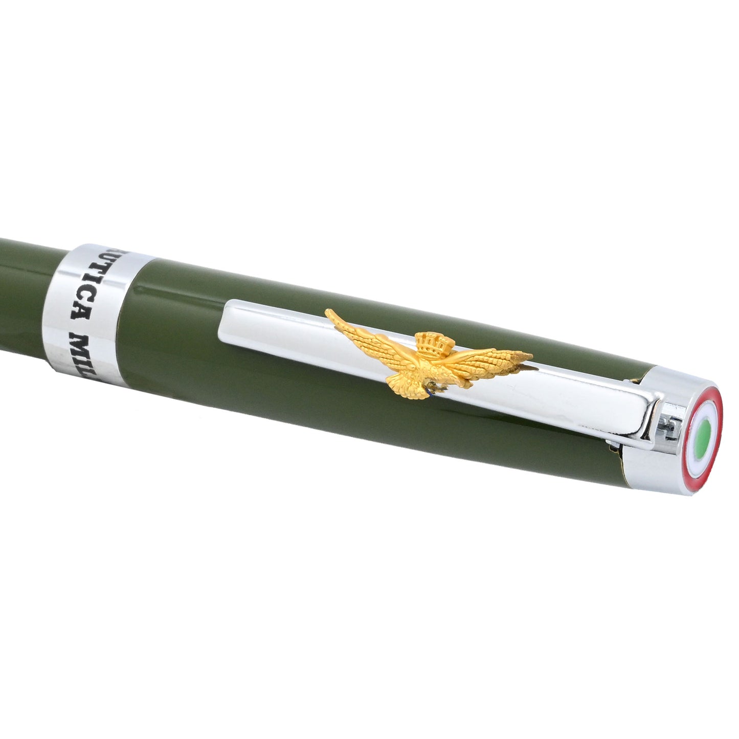 PENNA ROLLER VERDE IN METALLO AERONAUTICA MILITARE IN ASTUCCIO RIGIDO art. AM0825