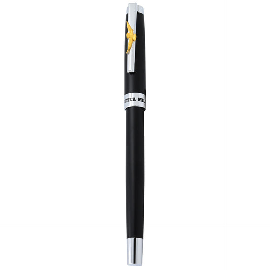 PENNA ROLLER NERA IN METALLO AERONAUTICA MILITARE IN ASTUCCIO RIGIDO art. AM0823
