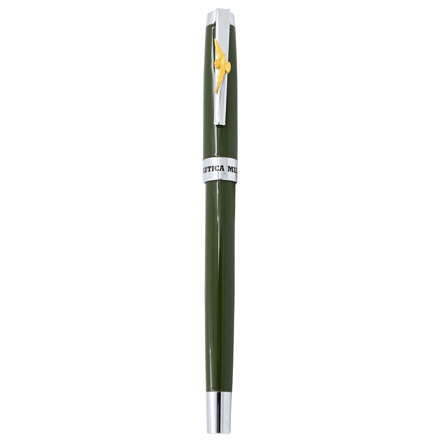 PENNA ROLLER VERDE IN METALLO AERONAUTICA MILITARE IN ASTUCCIO RIGIDO art. AM0825