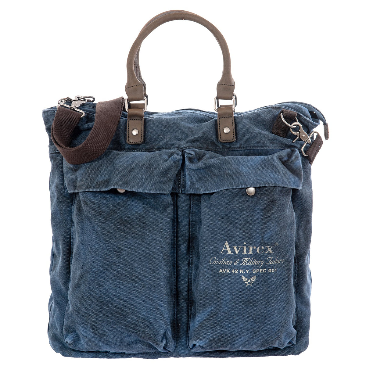 140506 Borsa Viaggio / Lavoro con Tracolla Blu Cod. Articolo: CNV0A-500 - Pelletteria Domizio