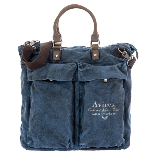 140506 Borsa Viaggio / Lavoro con Tracolla Blu Cod. Articolo: CNV0A-500 - Pelletteria Domizio