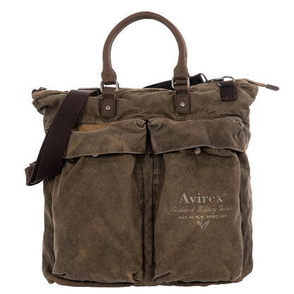 140506 Borsa Viaggio / Lavoro con Tracolla Verde Kaki Cod. Articolo: CNV0A-600 - Pelletteria Domizio