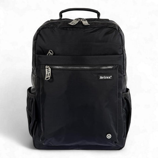Avirex, Bomber zaino da uomo porta PC 16.6 in nylon Nero