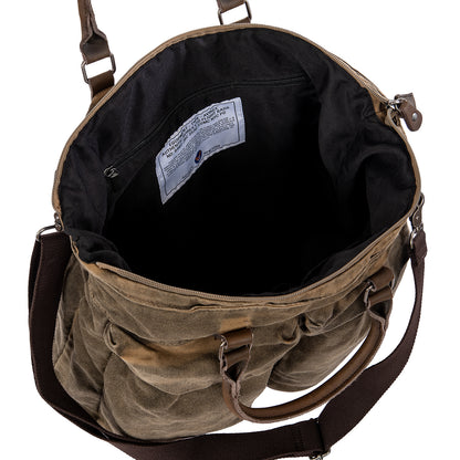140506 Borsa Viaggio / Lavoro con Tracolla Verde Kaki Cod. Articolo: CNV0A-600