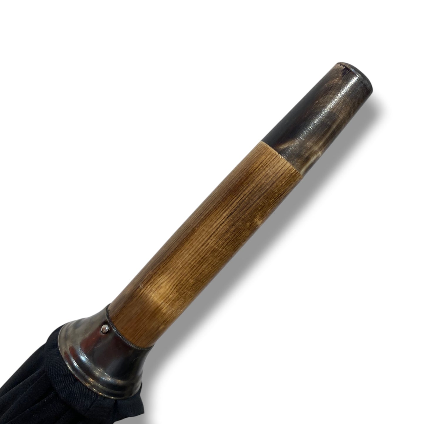 Ombrello Bastone intero Radice di Castagno 10 Stecche - Lavorazione artigiamnale Ombrelli Domizio dal 1989