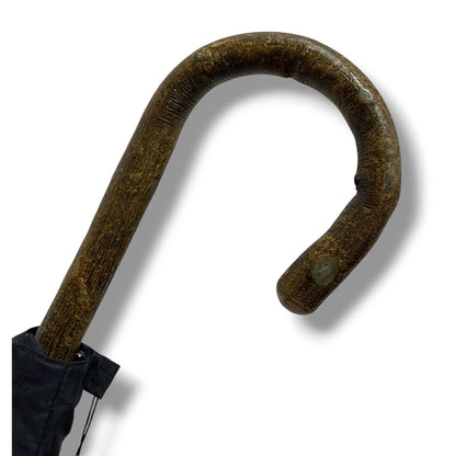 Ombrello Bastone intero in legno di Ulivo 10 Stecche - Lavorazione artigiamnale Ombrelli Domizio dal 1989 Made in Italy