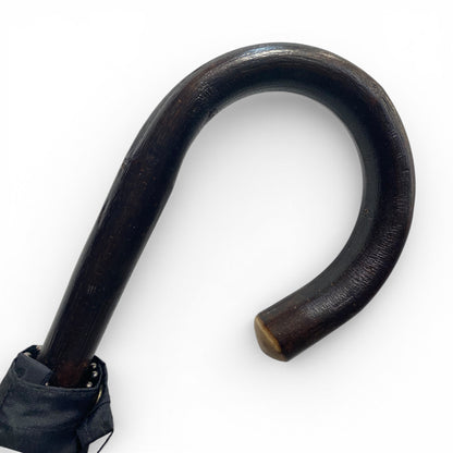 Ombrello Bastone intero legno di Castagno 10 Stecche - Lavorazione artigiamnale Ombrelli Domizio dal 1989
