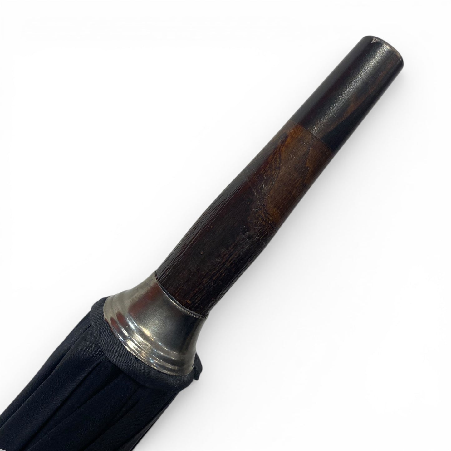 Ombrello Bastone intero legno di Castagno 10 Stecche - Lavorazione artigiamnale Ombrelli Domizio dal 1989