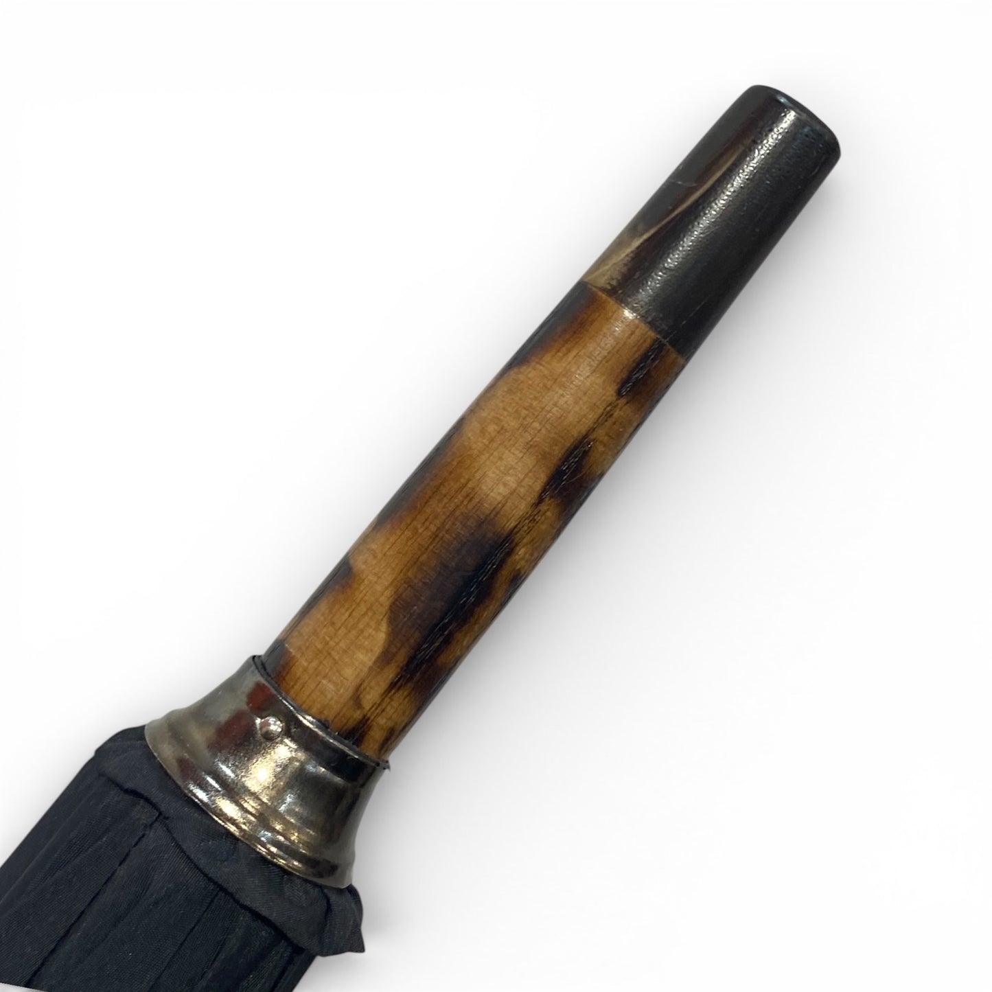 Ombrello Bastone intero in legno di Hickory 10 Stecche - Lavorazione artigiamnale Ombrelli Domizio dal 1989 Made in Italy