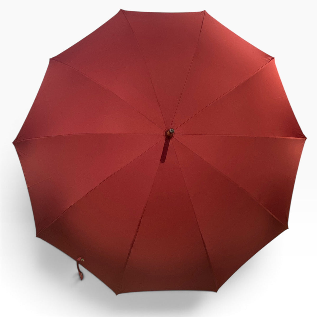 Ombrello il Gigante della Pioggia  manico in Radice di Castagno 10 stecche fibra di carbonio