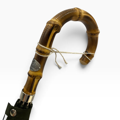 Ombrello uomo classico modello Spillo con manopola in Canna di Bambù