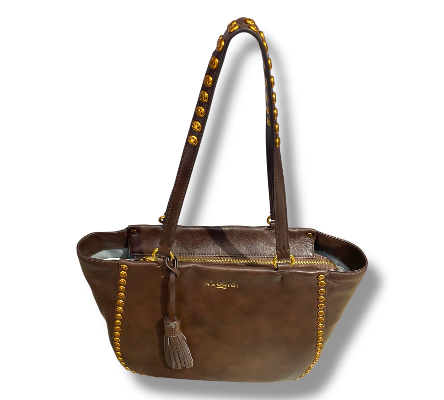 Nannini Firenze BORSA 100% PELLE LINEA Irma ART. 18756 Cuoio