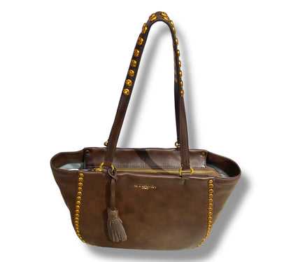 Nannini Firenze BORSA 100% PELLE LINEA Irma ART. 18756 Cuoio
