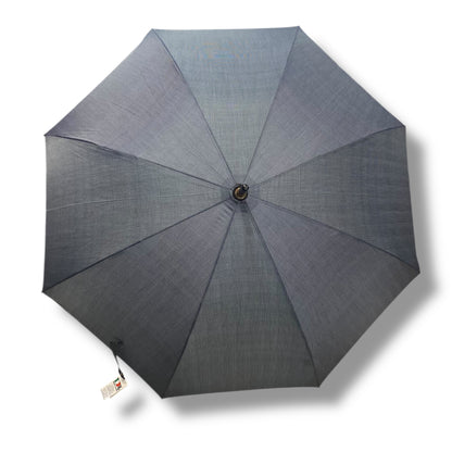 Ombrello classico manico in Canna di Malacca  tessuto Nylon lavorazione artigianale Ombrelli Domizio dal 1989 made in Italy F2