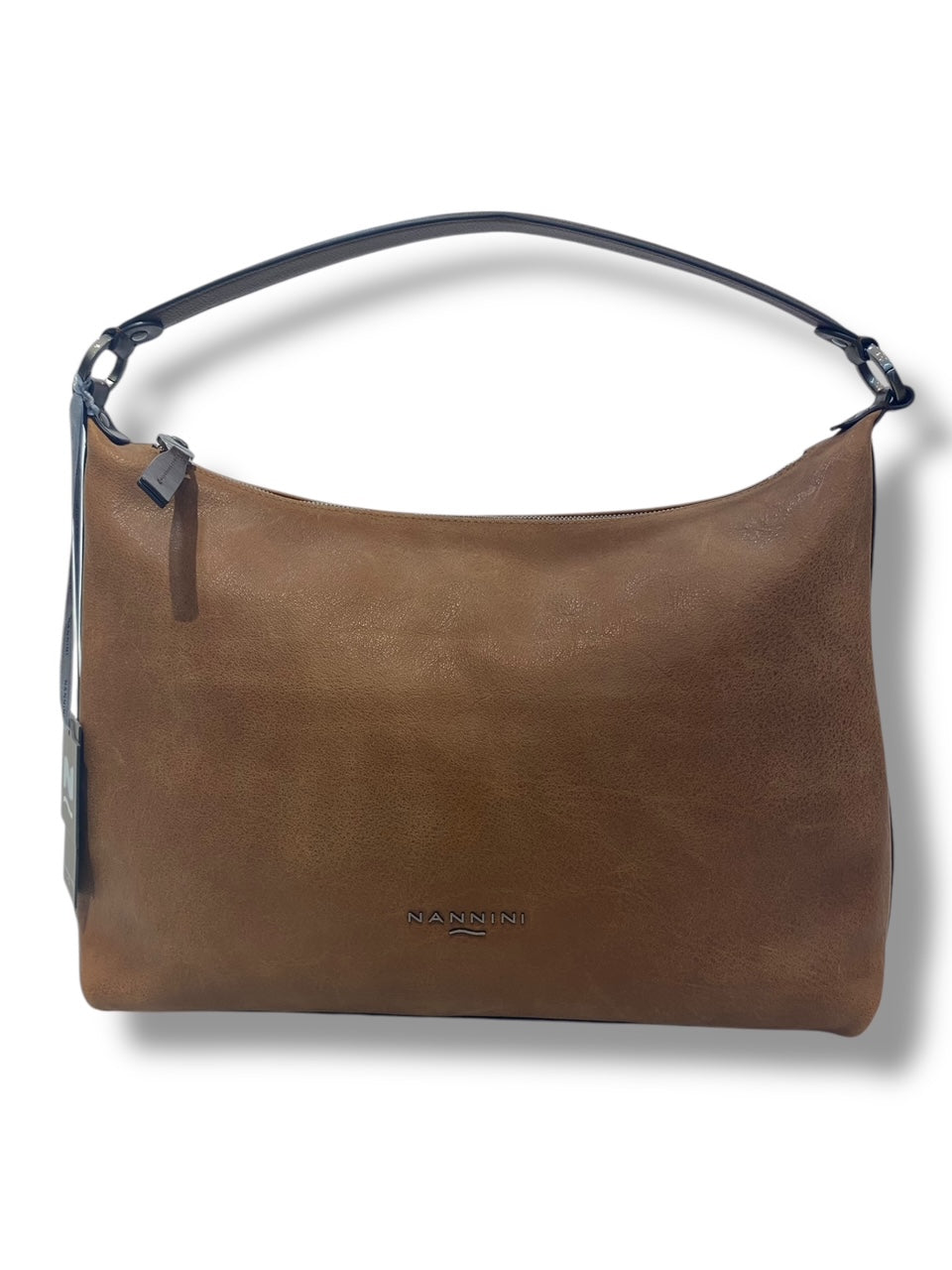 Nannini Firenze Borsa Donna 100% Pelle con tracolla Linea ASIA 18458A - Colore : Cuoio/Bruciato