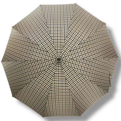 Ombrello classico Manopola in vetroresina con testina cane coker,10 Stecche Lavorazione artigianale Ombrelli Domizio dal 1989 Made in Italy