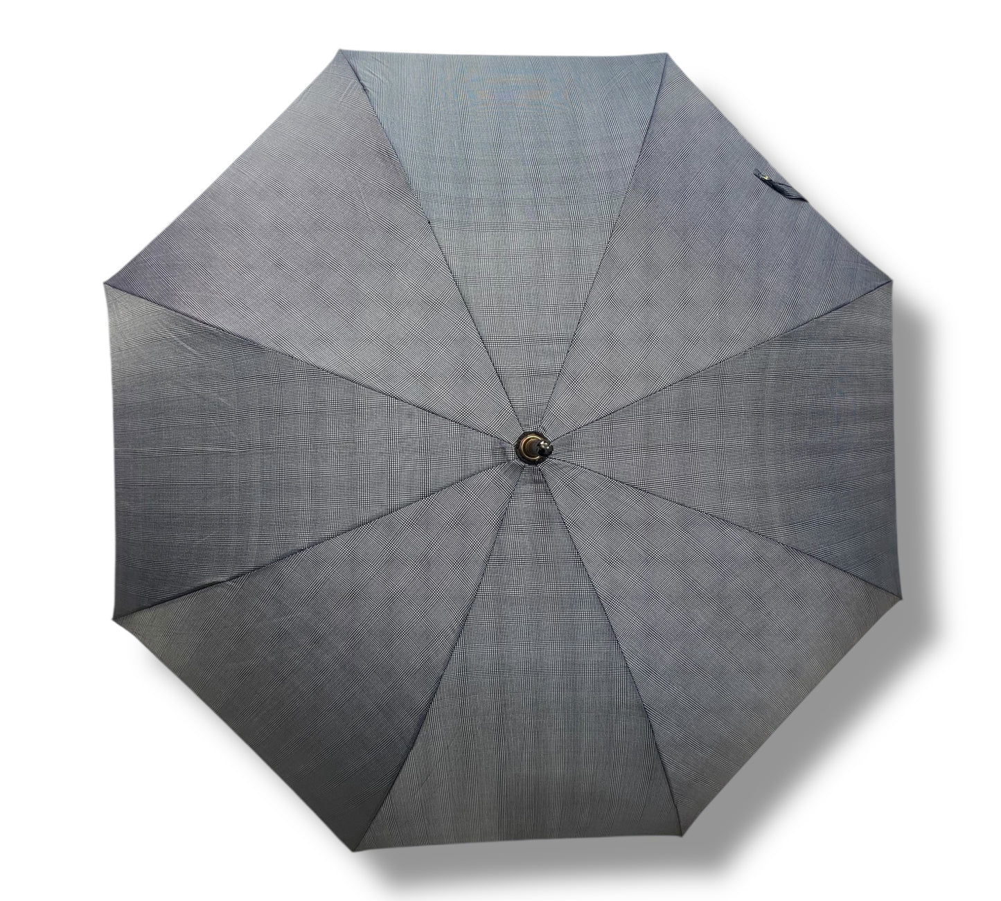 Ombrello classico manico in legno di Castagno tessuto Nylon lavorazione artigianale Ombrelli Domizio dal 1989 made in Italy F2