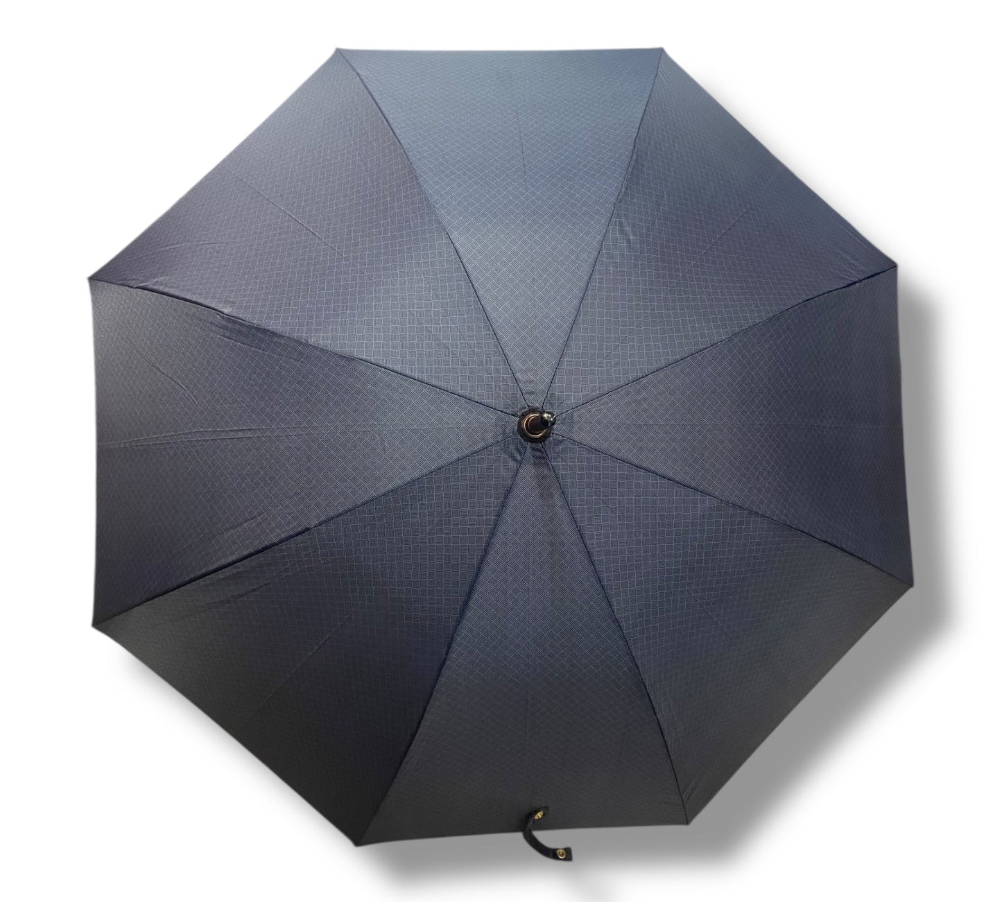 Ombrello classico manico in legno di Castagno tessuto Nylon lavorazione artigianale Ombrelli Domizio dal 1989 made in Italy F1