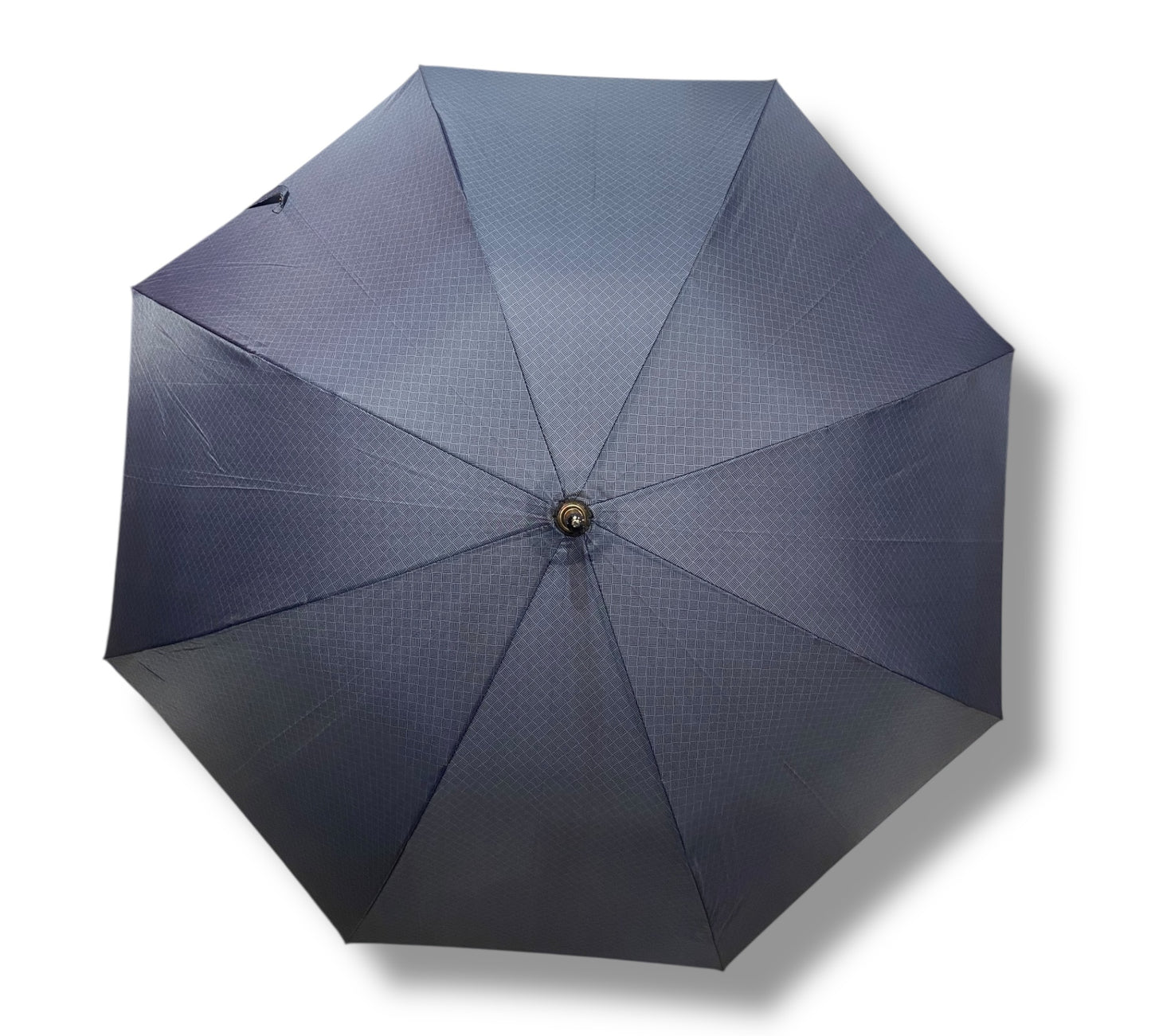 Ombrello classico manico in legno di Castagno tessuto Nylon lavorazione artigianale Ombrelli Domizio dal 1989 made in Italy F1