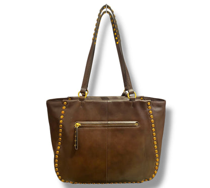 Nannini Firenze BORSA 100% PELLE LINEA Irma ART. 18756 Cuoio