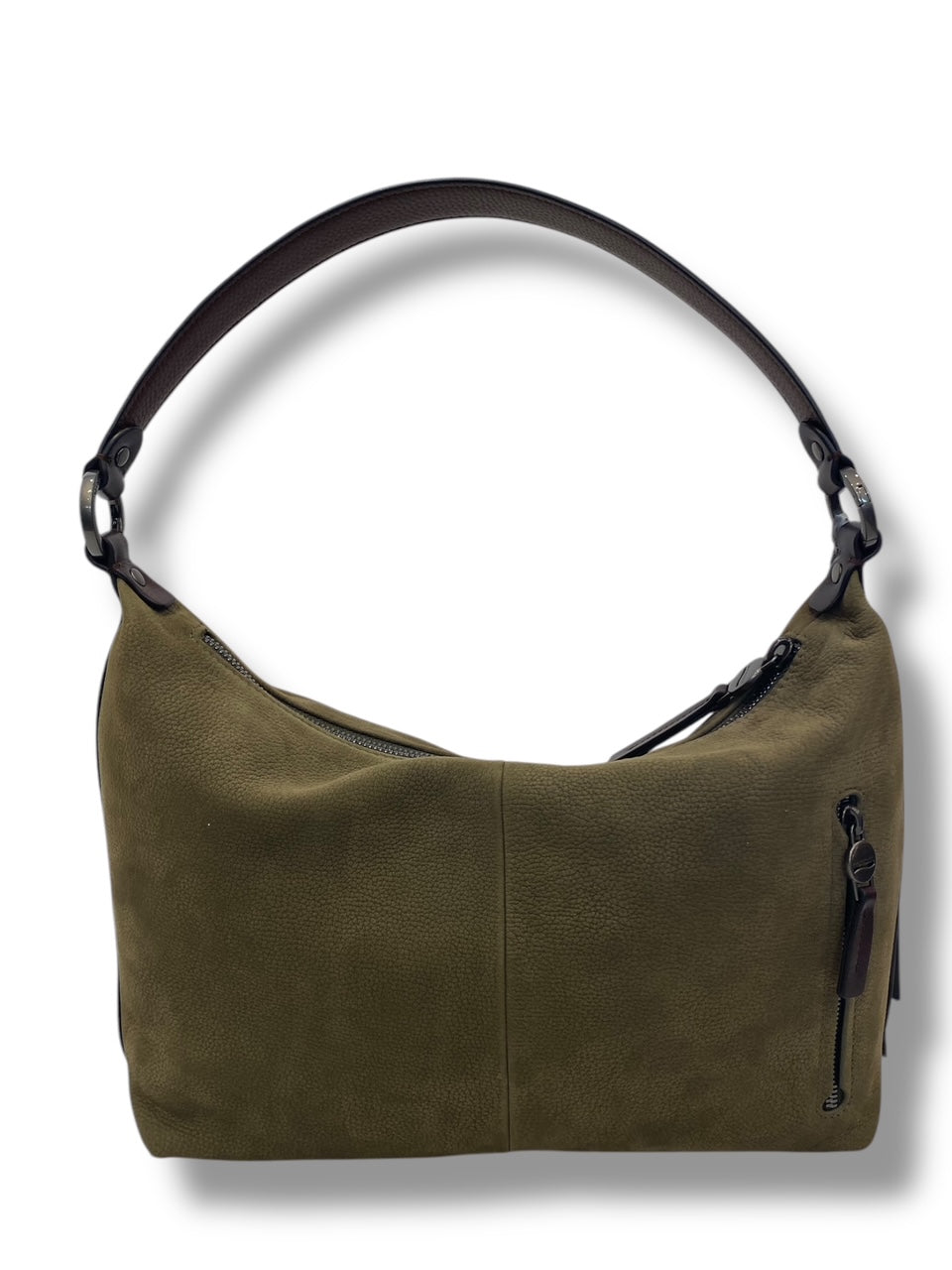 Nannini Firenze Borsa Donna 100% Pelle con tracolla Linea ASIA 18459A - Colore : Bottiglia/Bruciato