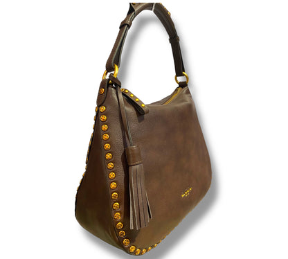 Nannini Firenze BORSA 100% PELLE LINEA IRMA ART. 18755 Cuoio