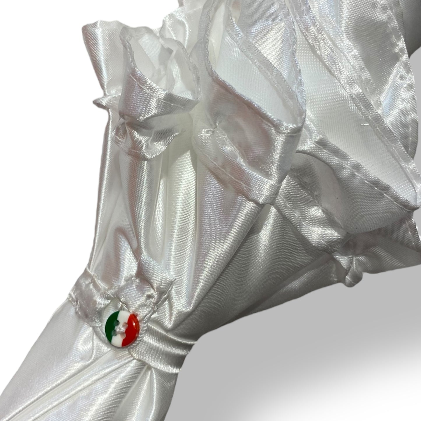 Ombrello classico stile 800 manico in Canna di Malacca lunga tessuto lucido lavorazione artigianale Ombrelli Domizio dal 1989 Made in Italy