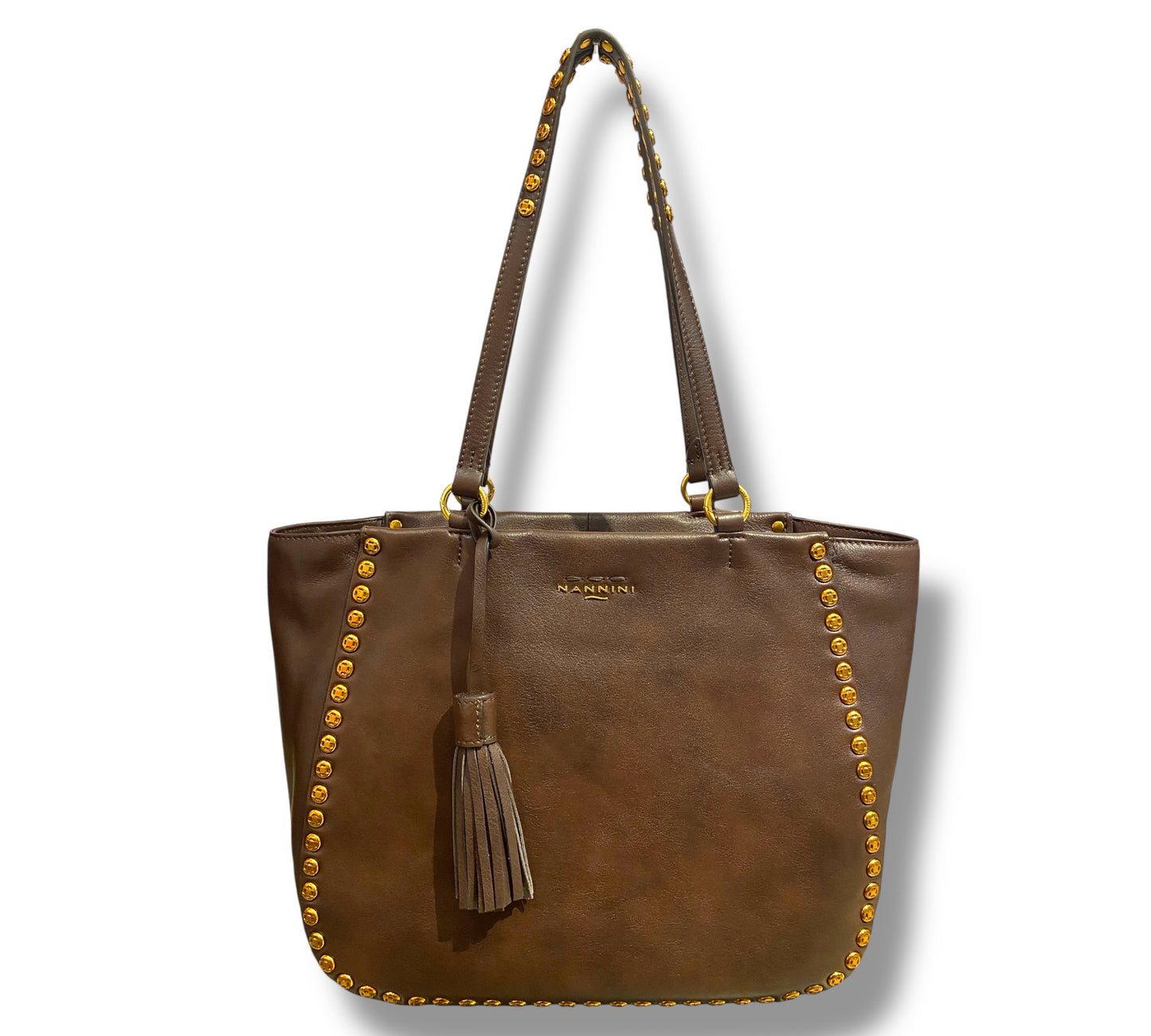 Nannini Firenze BORSA 100% PELLE LINEA Irma ART. 18756 Cuoio