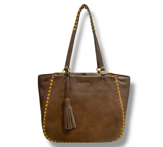 Nannini Firenze BORSA 100% PELLE LINEA Irma ART. 18756 Cuoio